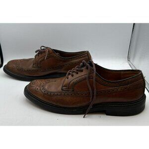 American Gentleman Wingtip leather shoes size 9 Made In USA Vintage